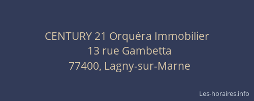 CENTURY 21 Orquéra Immobilier