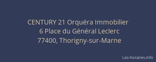 CENTURY 21 Orquéra Immobilier