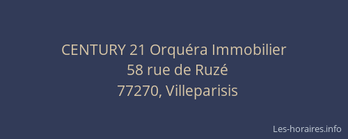 CENTURY 21 Orquéra Immobilier