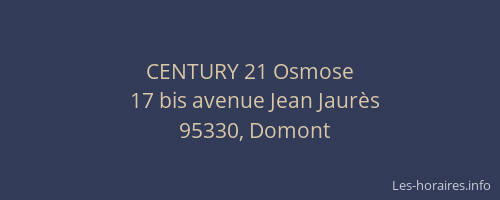 CENTURY 21 Osmose