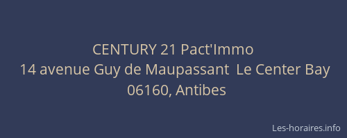CENTURY 21 Pact'Immo