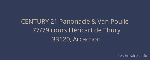 CENTURY 21 Panonacle & Van Poulle