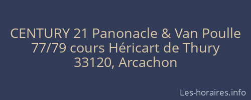 CENTURY 21 Panonacle & Van Poulle