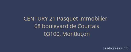 CENTURY 21 Pasquet Immobilier