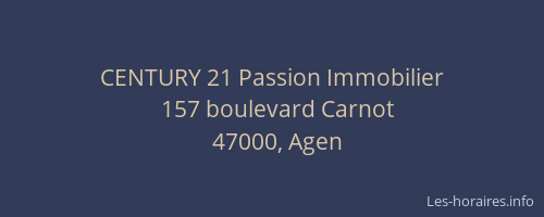 CENTURY 21 Passion Immobilier