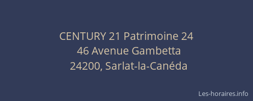 CENTURY 21 Patrimoine 24