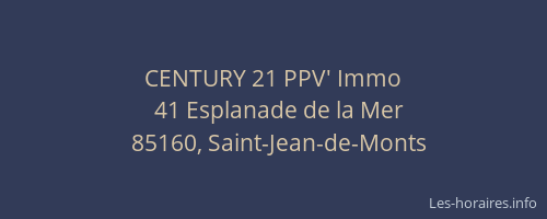 CENTURY 21 PPV' Immo