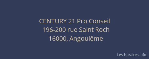 CENTURY 21 Pro Conseil