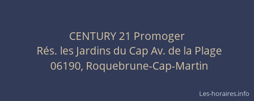 CENTURY 21 Promoger