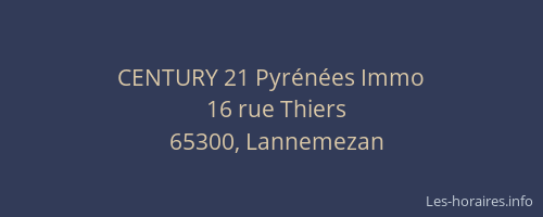 CENTURY 21 Pyr&eacute;n&eacute;es Immo