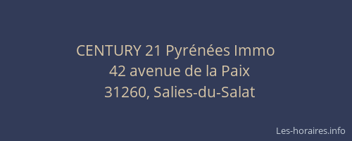 CENTURY 21 Pyrénées Immo