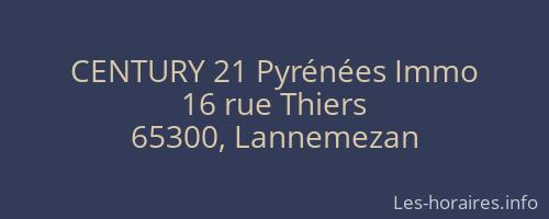 CENTURY 21 Pyrénées Immo