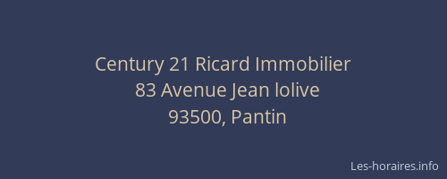 Century 21 Ricard Immobilier