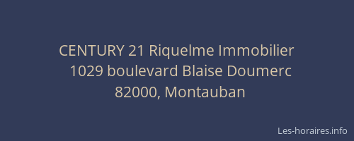 CENTURY 21 Riquelme Immobilier