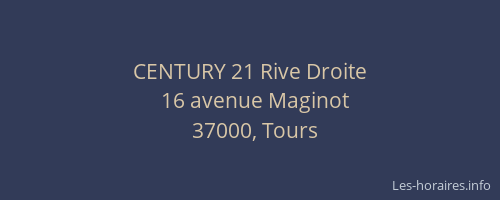 CENTURY 21 Rive Droite