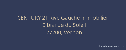 CENTURY 21 Rive Gauche Immobilier