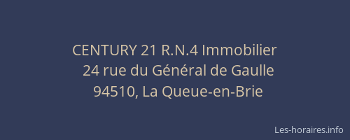 CENTURY 21 R.N.4 Immobilier