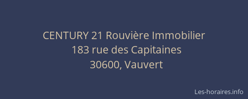 CENTURY 21 Rouvi&egrave;re Immobilier