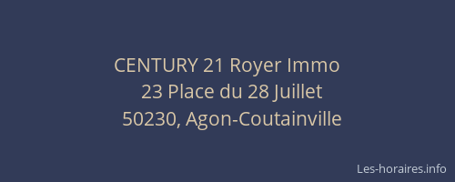 CENTURY 21 Royer Immo
