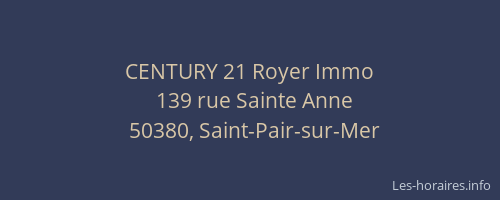 CENTURY 21 Royer Immo