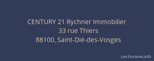 CENTURY 21 Rychner Immobilier