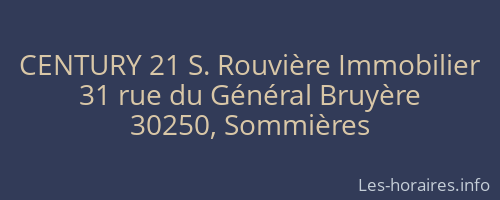 CENTURY 21 S. Rouvière Immobilier