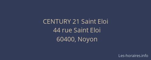 CENTURY 21 Saint Eloi