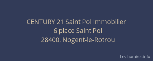 CENTURY 21 Saint Pol Immobilier