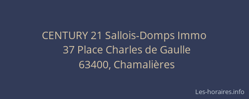 CENTURY 21 Sallois-Domps Immo