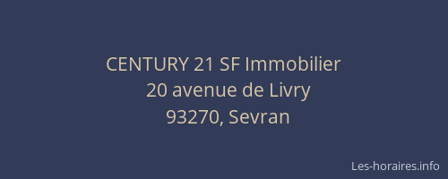 CENTURY 21 SF Immobilier
