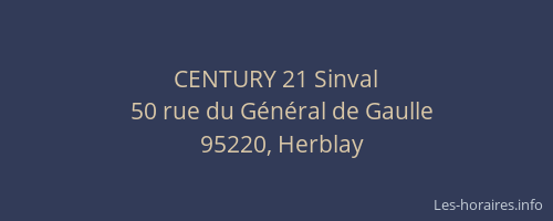 CENTURY 21 Sinval