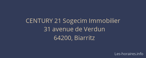 CENTURY 21 Sogecim Immobilier