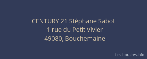 CENTURY 21 Stéphane Sabot