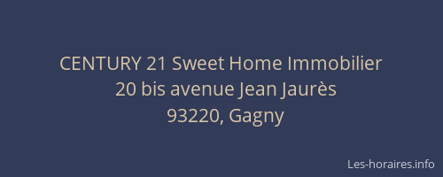 CENTURY 21 Sweet Home Immobilier
