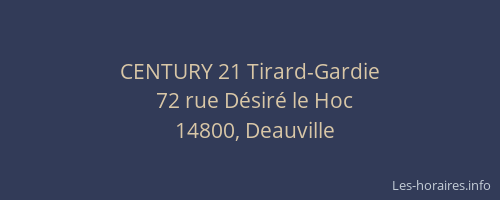 CENTURY 21 Tirard-Gardie