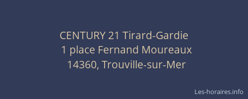 CENTURY 21 Tirard-Gardie