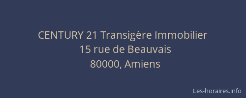 CENTURY 21 Transigère Immobilier