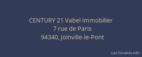 CENTURY 21 Vabel Immobilier
