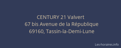 CENTURY 21 Valvert