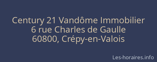 Century 21 Vandôme Immobilier
