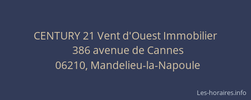 CENTURY 21 Vent d'Ouest Immobilier
