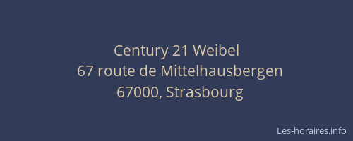 Century 21 Weibel