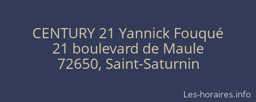 CENTURY 21 Yannick Fouqué