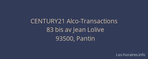 CENTURY21 Alco-Transactions