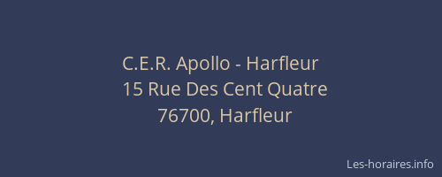 C.E.R. Apollo - Harfleur
