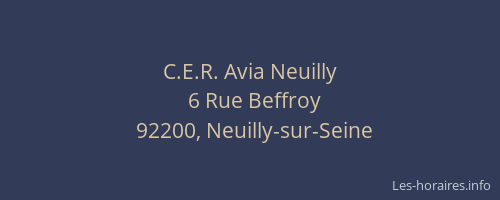 C.E.R. Avia Neuilly