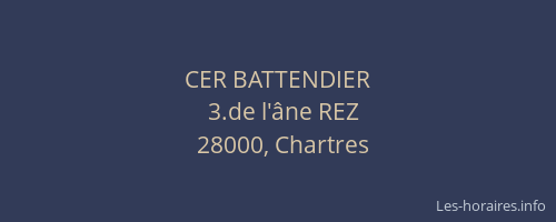 CER BATTENDIER