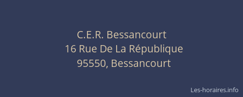 C.E.R. Bessancourt