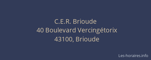 C.E.R. Brioude