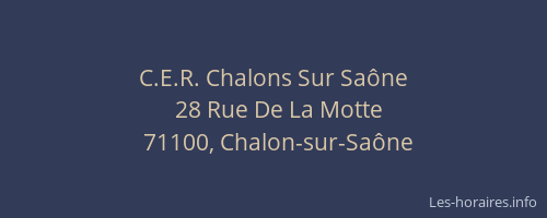 C.E.R. Chalons Sur Saône
